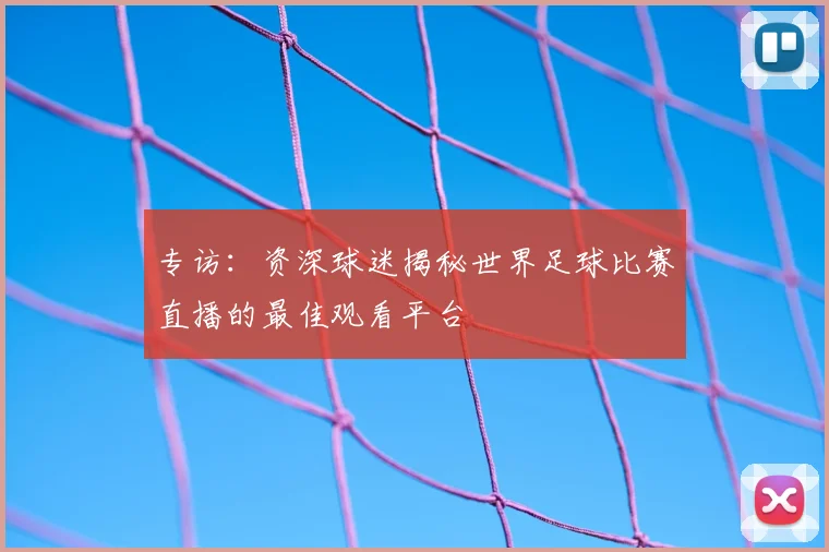 专访:资深球迷揭秘世界足球比赛直播的最佳观看平台